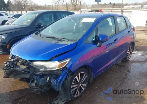 2018 Honda Fit Ex из США, поврежденный, VIN 3HGGK5H8XJM713486
